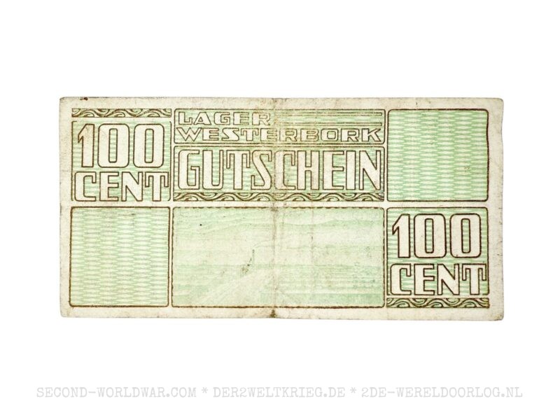 Dutch Lager Westerbork money 100 cent