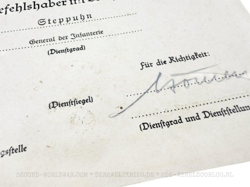 German award documents veterinary Ziegler 1940-1942 - Image 3